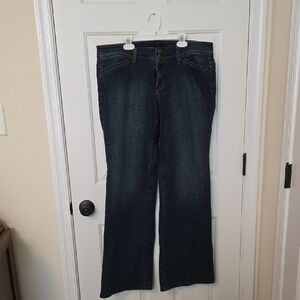 Ann Taylor Dark Blue Signature Jean Size 14